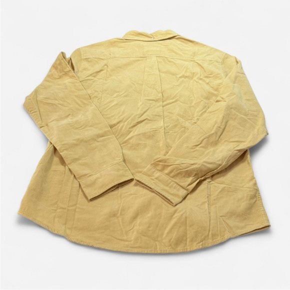 Goodfellow & Co Men's Yellow Corduroy Shirt - Picture 3 of 5